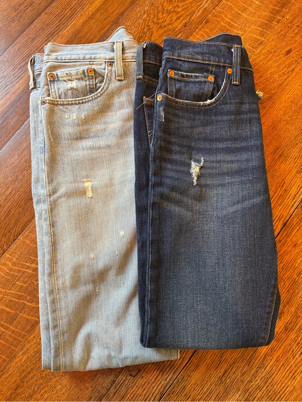 Levi's 501 Distressed Jeans Bundle, size 28
